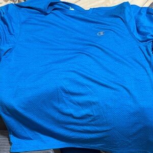Champion Men's Vibrant Blue Short Sleeve Tee